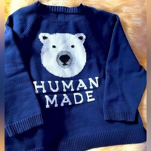 Human Made Polar Bear sweater sweatshirts Men’s M fit unisex women